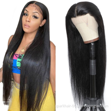Wholesale Straight Brazilian Hair HD Lace Wigs,Full Lace Frontal Wig With Baby Hair,Virgin Human Hair Wigs for Black Women